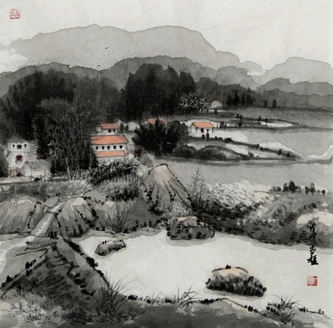 Yi-Xiong Gu Brush painting