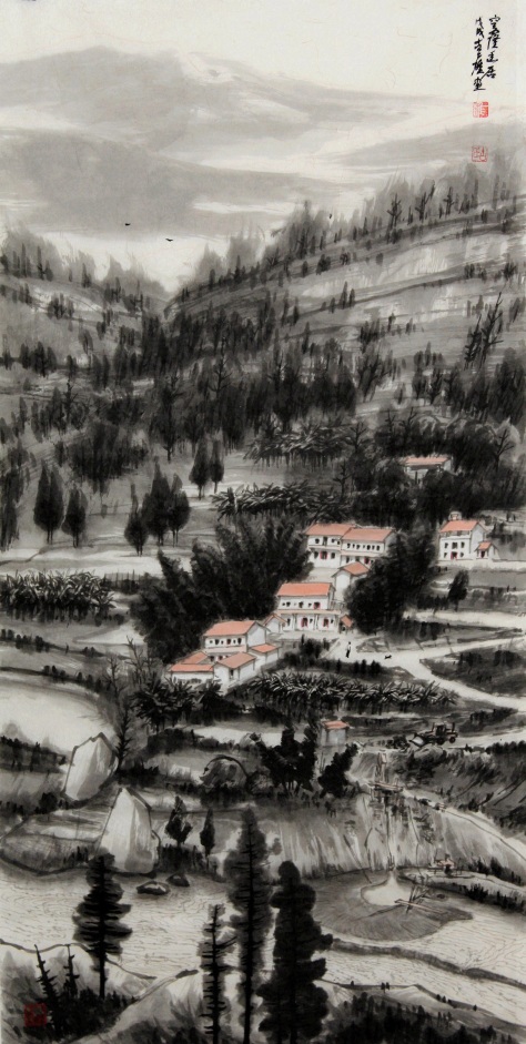 Yi-Xiong Gu Brush painting